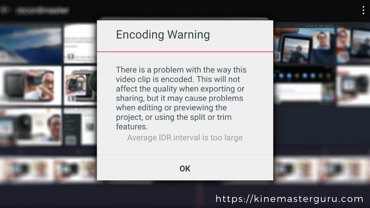 fix kinemaster re-encoding issue