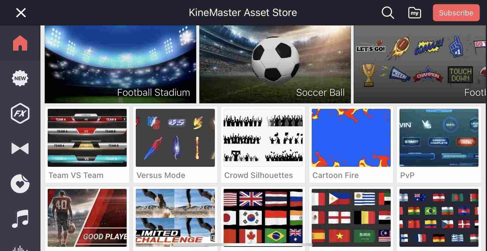 download all kinemaster assets from assets store