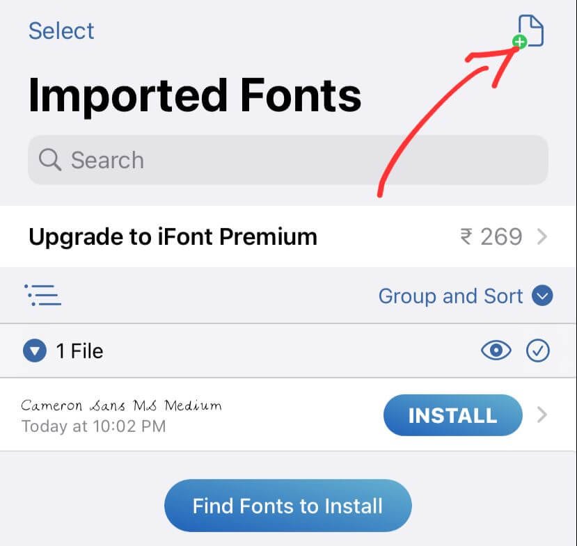 how to import font in kinemaster